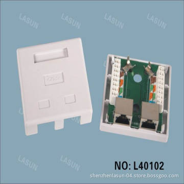 Cat. 5e Wall Box (LA213102) /Surface Jack/Mount Box